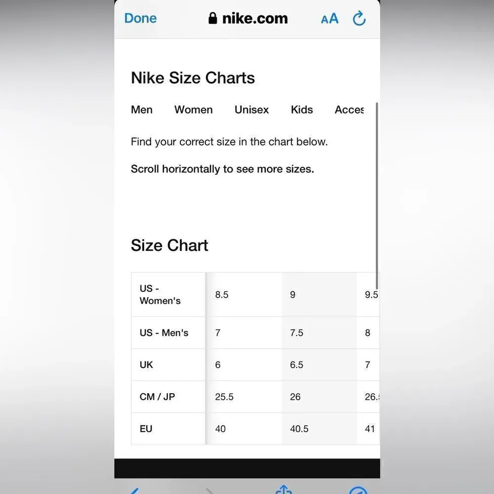 Nike shoes without